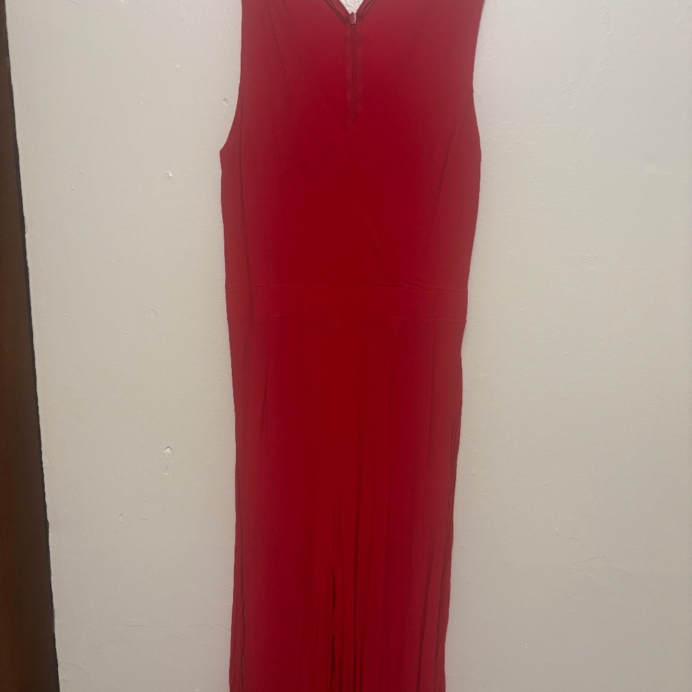 Dazzle in red jumpsuit